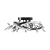 Lampa sufitowa MAIA CZARNA/BLACK MX3481-1S-3BCT - Zuma Line