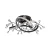 Lampa sufitowa MAIA CZARNA/BLACK MX3481-1S-3BCT - Zuma Line