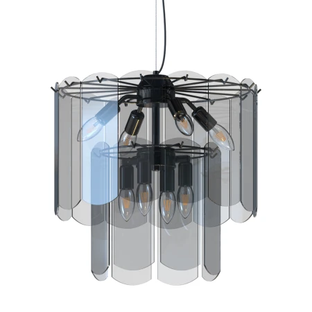 Lampa wisząca NIRA CZARNA/BLACK MD3523-8M-EBCN - Zuma Line