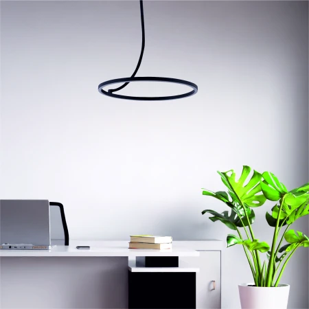 Lampa sufitowa CORIT CZARNA/BLACK E82907-01 -  - Zuma Line