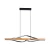 Lampa wisząca BAEZ CZARNA+DREWNO/BLACK+WOOD P230857003 - Zuma Line