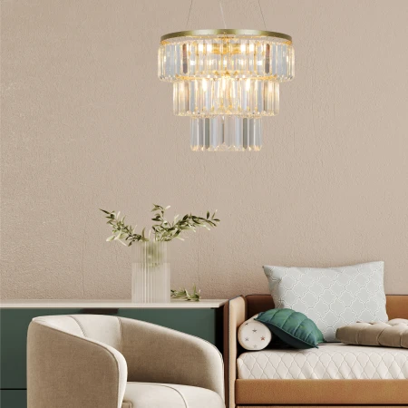 Lampa wisząca TIFANNY ZŁOTA/GOLD P17127-4-1GD  - Zuma Line