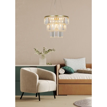 Lampa wisząca TIFANNY ZŁOTA/GOLD P17127-4-1GD  - Zuma Line