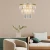 Lampa wisząca TIFANNY ZŁOTA/GOLD P17127-4-1GD  - Zuma Line