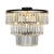 Lampa sufitowa TIFANNY CZARNA/BLACK P17127-4-BK - Zuma Line