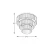 Lampa sufitowa TIFANNY CZARNA/BLACK P17127-4-BK - Zuma Line