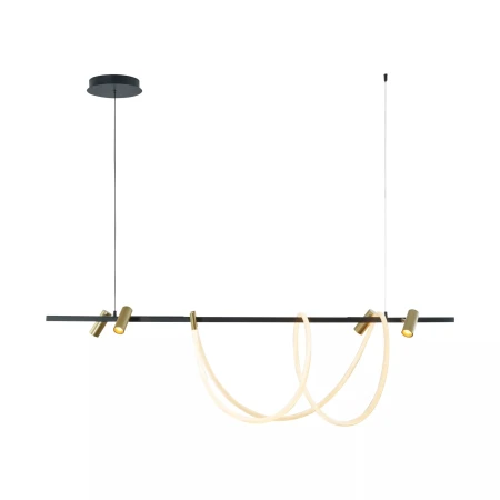 Lampa wisząca BALBO ZŁOTA-CZARNA/GOLD-BLACK  2200277L - Zuma Line