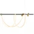 Lampa wisząca BALBO ZŁOTA-CZARNA/GOLD-BLACK  2200277L - Zuma Line