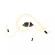 Lampa sufitowa BALBO CZARNA/BLACK 20008-3X1BK - Zuma Line