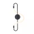 Kinkiet BALBO CZARNY/BLACK 20006WB-BK - Zuma Line