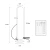Lampa biurkowa TORP RGB CZARNA/BLACK 87308 - Zuma Line