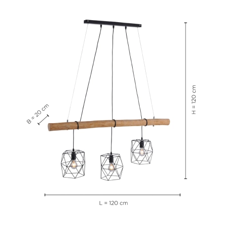 Lampa wisząca EDGAR 15503-18 - Paul Neuhaus