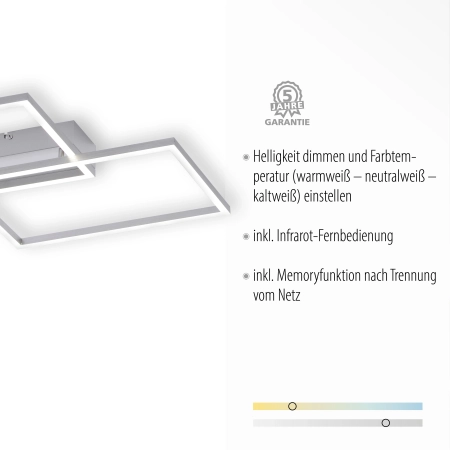 Lampa sufitowa na pilota IVEN 14018-55 - Paul Neuhaus