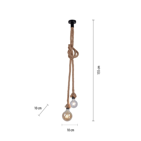 Lampa wisząca ROPE 15482-18 - Paul Neuhaus
