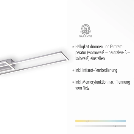 Lampa sufitowa na pilota IVEN 14019-55 - Paul Neuhaus