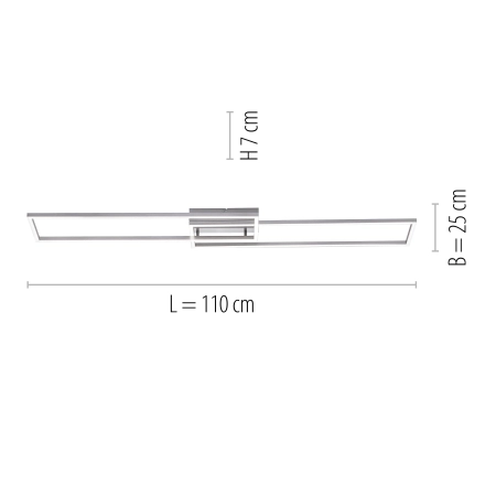 Lampa sufitowa na pilota IVEN 14019-55 - Paul Neuhaus
