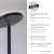 Lampa podłogowa HANS 11709-18 - Paul Neuhaus