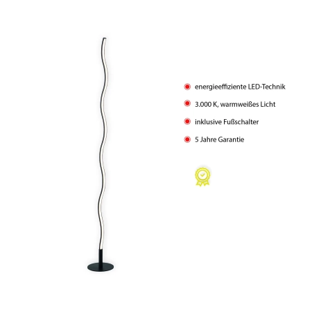 Lampa podłogowa WAVE 15168-18 - Paul Neuhaus