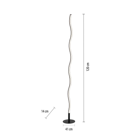 Lampa podłogowa WAVE 15168-18 - Paul Neuhaus
