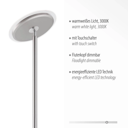 Lampa podłogowa HANS 11729-55 - Paul Neuhaus