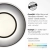 Lampa sufitowa na pilota zmieniająca kolory ARENDA 11627-18 - Paul Neuhaus