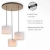 Lampa wisząca BARK drewno 11236-79 - Paul Neuhaus