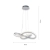Lampa wisząca MARIA 15402-95 - Zuma Line
