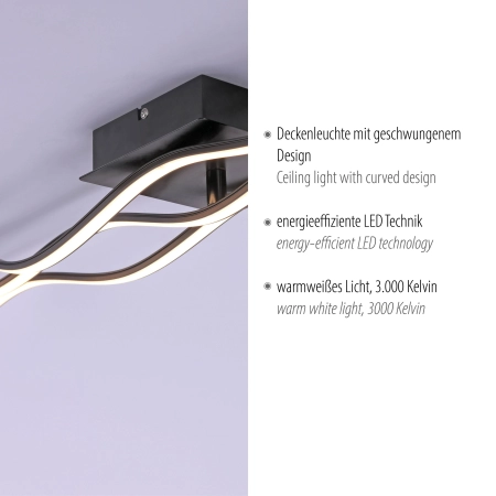 Lampa sufitowa WAVE 15167-18 - Paul Neuhaus