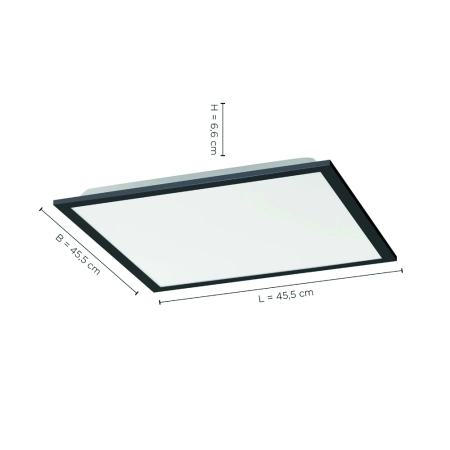 Lampa sufitowa na pilota FLAT 14755-18 - Paul Neuhaus