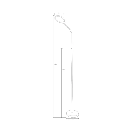 Lampa podłogowa BIAŁA/WHITE SM-609-WH - Zuma Line