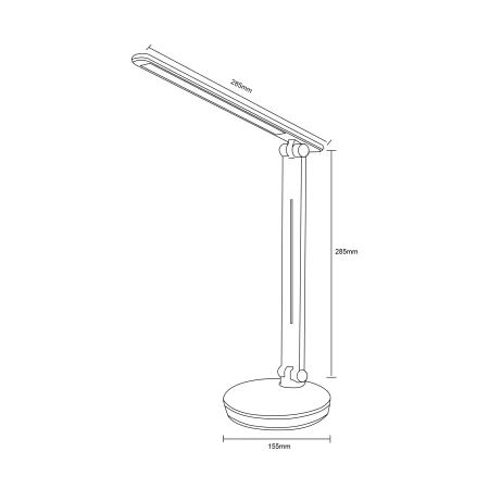 Lampa biurkowa CZARNA/BLACK SM-606 - Zuma Line