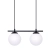 Lampa wisząca 2x szklane kule GLOBE 1208 - Zuma Line