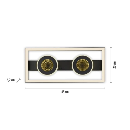 Lampa sufitowa TRAFORO 6854-18 - Paul Neuhaus