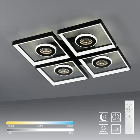 Lampa sufitowa TRAFORO 6855-18 - Paul Neuhaus