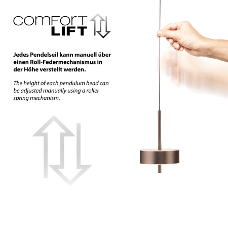 Lampa wisząca Q-ROTATE 2248-34 - Paul Neuhaus