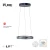 Lampa wisząca PURE E-LOOP 2550-15 - Paul Neuhaus