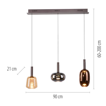 Lampa wisząca IRIDES 2680-70 - Paul Neuhaus
