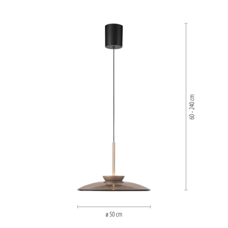 Lampa wisząca PURE E-MOON 2195-97 - Paul Neuhaus