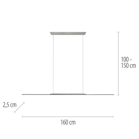 Lampa wisząca PURE SURFACE 2302-15 - Paul Neuhaus