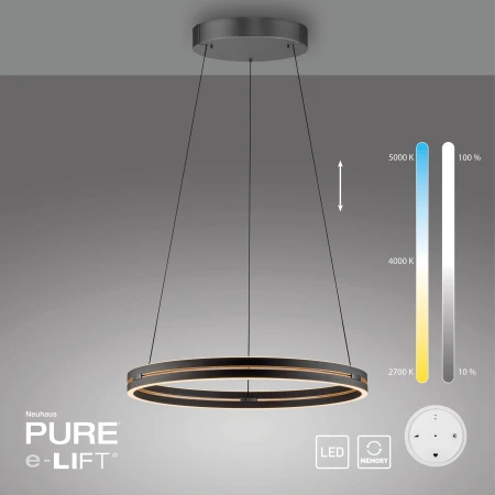 Lampa wisząca PURE E-LOOP 2551-18 - Paul Neuhaus