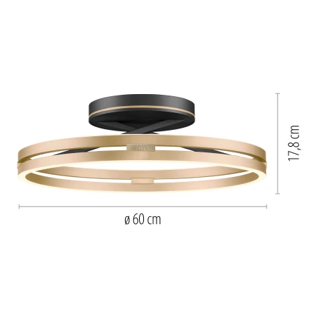 Lampa sufitowa PURE LOOP 6552-68 - Paul Neuhaus