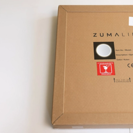 Lustro z złotą ramką z oświetleniem CCT LED 60 cm D251801 - Zuma Line