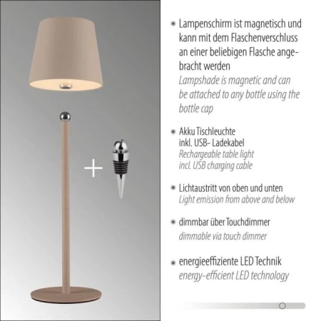 Lampa stołowa BOTERIA 19251-39 - Paul Neuhaus