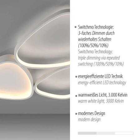 Lampa sufitowa PEBBLES 14049-16 - Paul Neuhaus