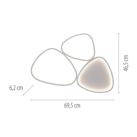 Lampa sufitowa PEBBLES 14049-16 - Paul Neuhaus