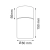 Lampa sufitowa VETRO OB2221BD-1-GLD - Zuma Line