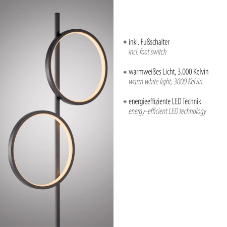 Lampa podłogowa MINI RITUS 15396-18 - Paul Neuhaus