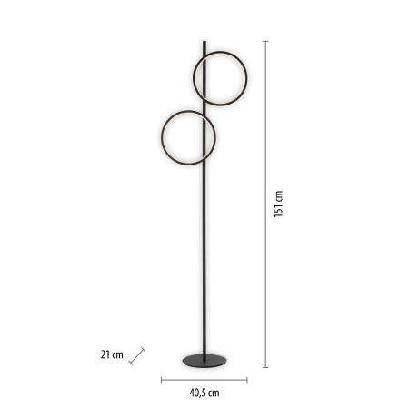 Lampa podłogowa MINI RITUS 15396-18 - Paul Neuhaus