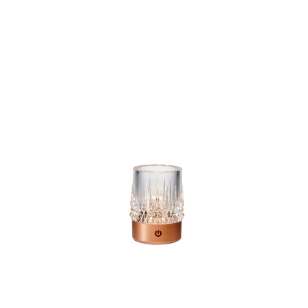 Lampa stołowa ( szklanka do whiskey ) LEDCRYSTAL NHTD-N08-RG - Zuma Line