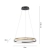 Lampa wisząca na pilota i aplikację smart Q-BELUGA 2051-60 - Paul Neuhaus